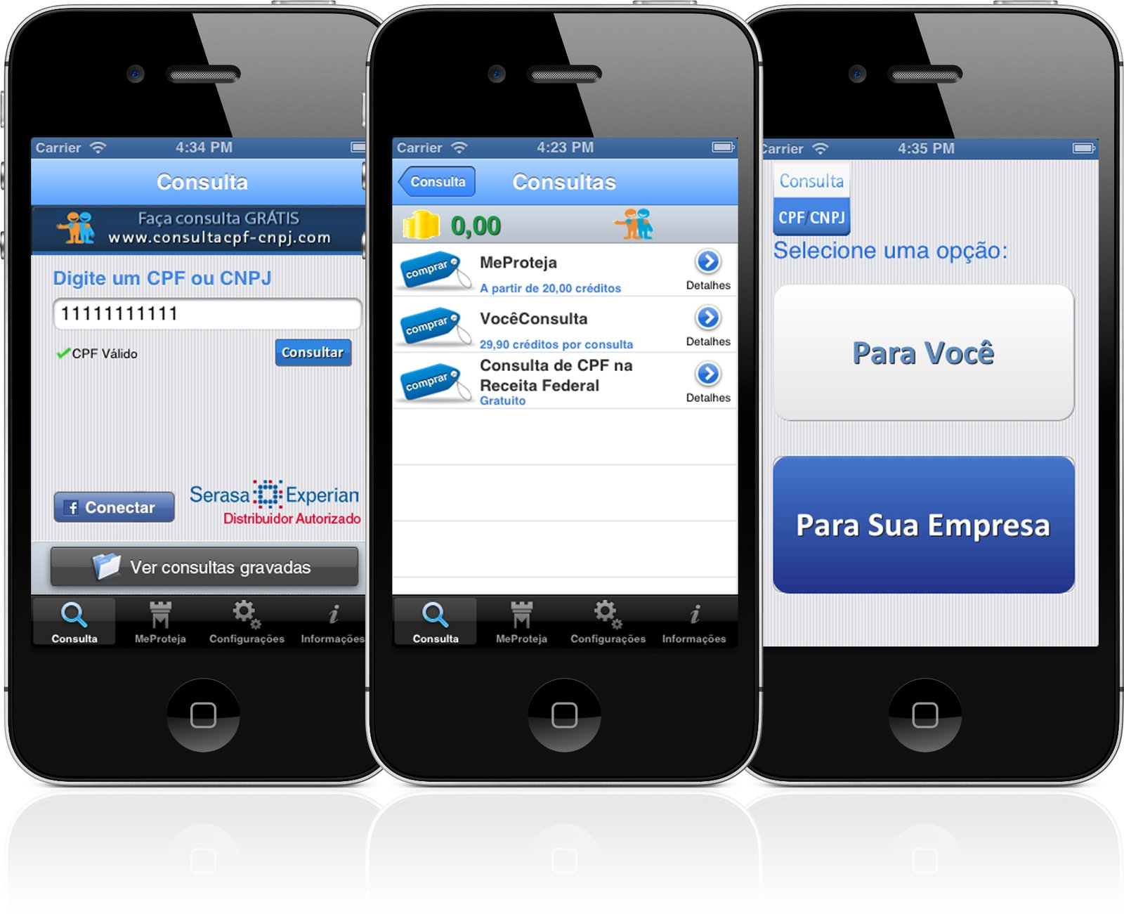App Consulta CPF CNPJ para vendedores